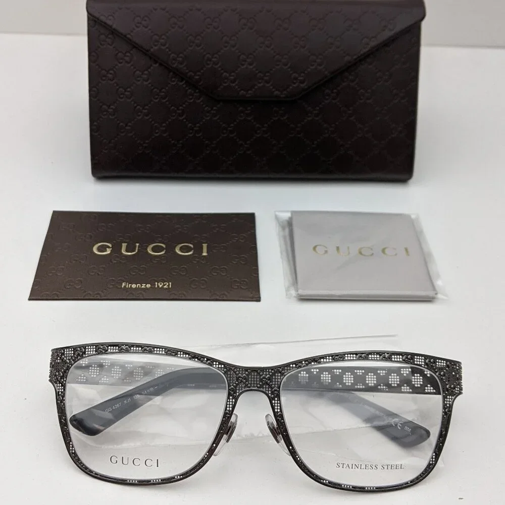 🕶️Made in Italy! Gucci GG4267 KJ1 Eyeglasses 54/16 135 | EUT420🕶️